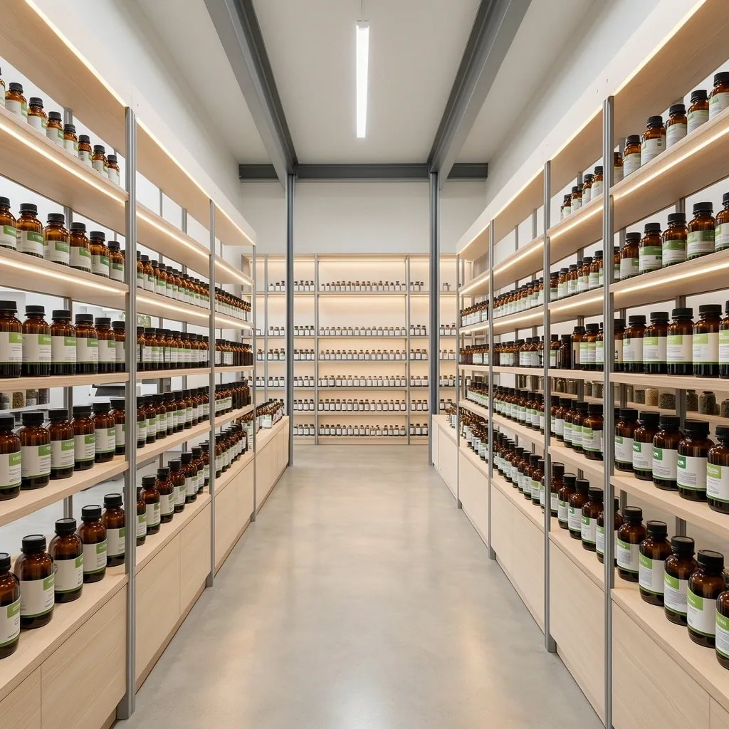 Climate-controlled storage facility