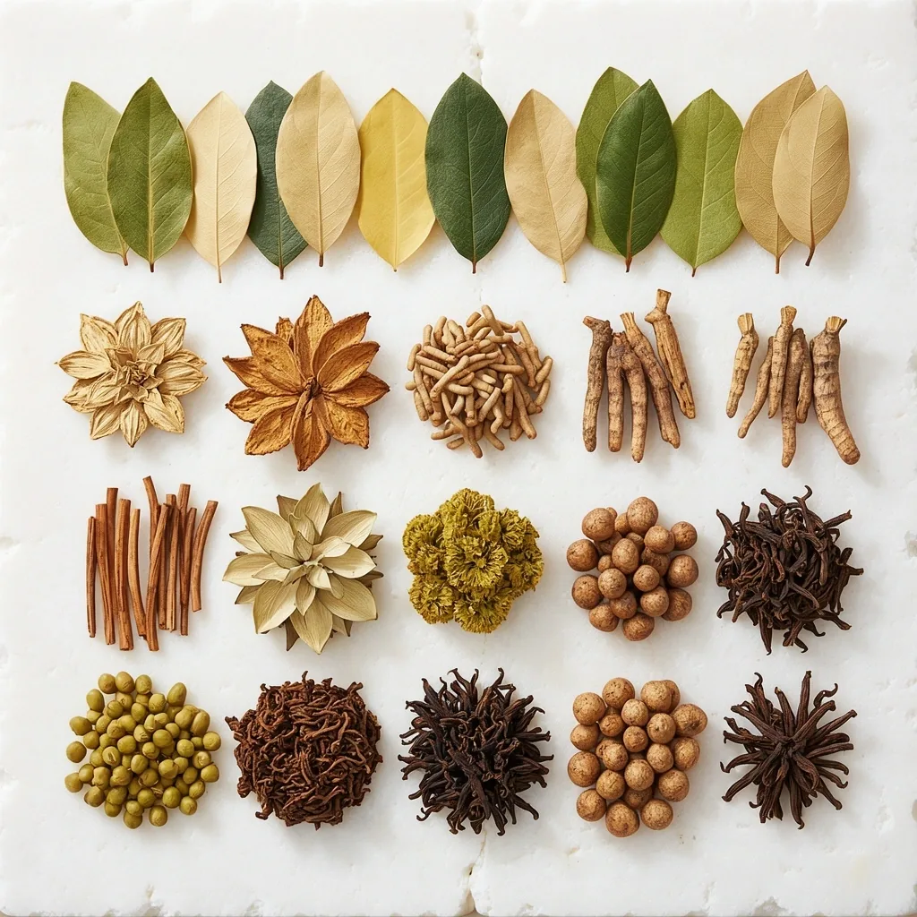 Diverse botanical ingredients