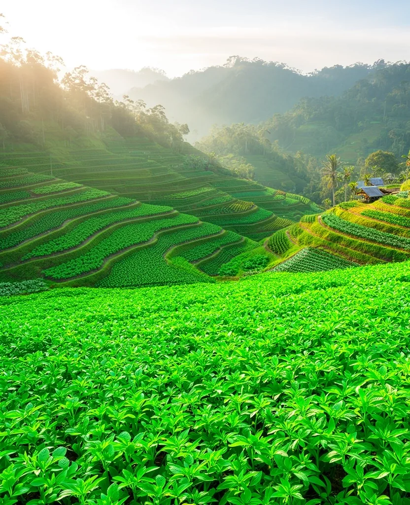 Sustainable botanical farming in Indonesia
