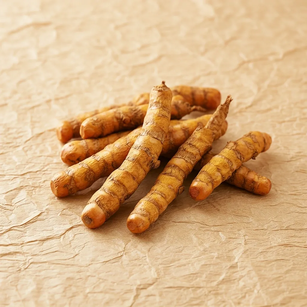 Raw Curcuma roots